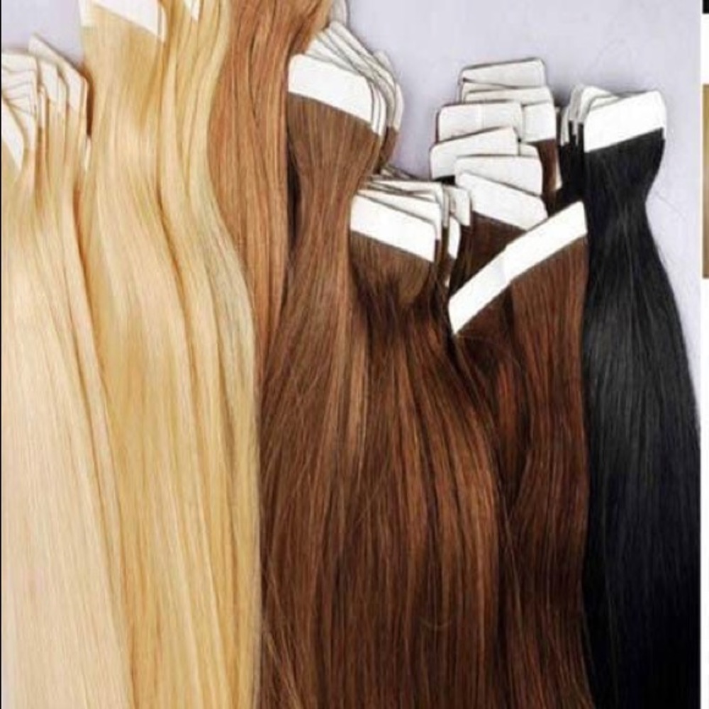 Tape in hair extentions